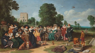 The Outdoor Party by Dirck Hals